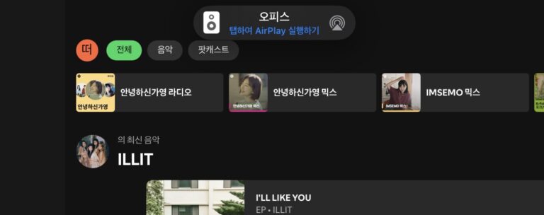 아이패드 아이폰에서 Airplay 스피커 자동 연결 해제하는 법