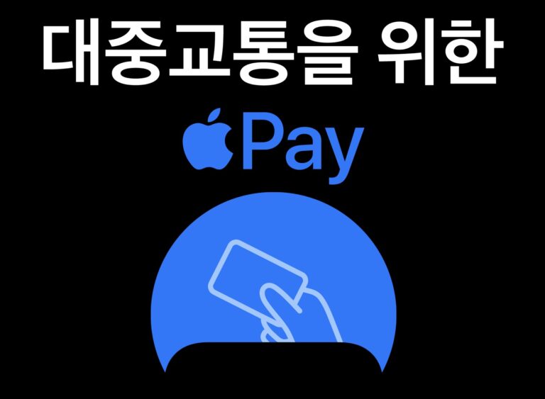 아이폰, 애플워치에서 드디어 티머니 교통카드 지원